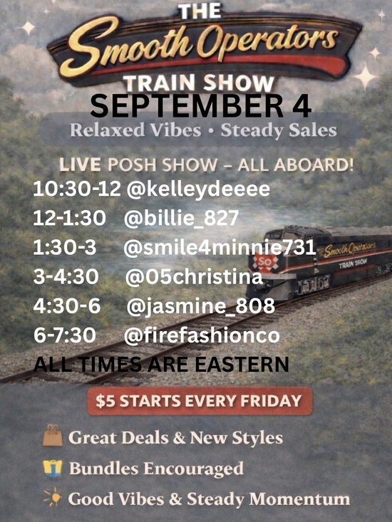 Tops - 🚂 The Smooth Operators 🚂 is LIVE now Every Friday Train Show
